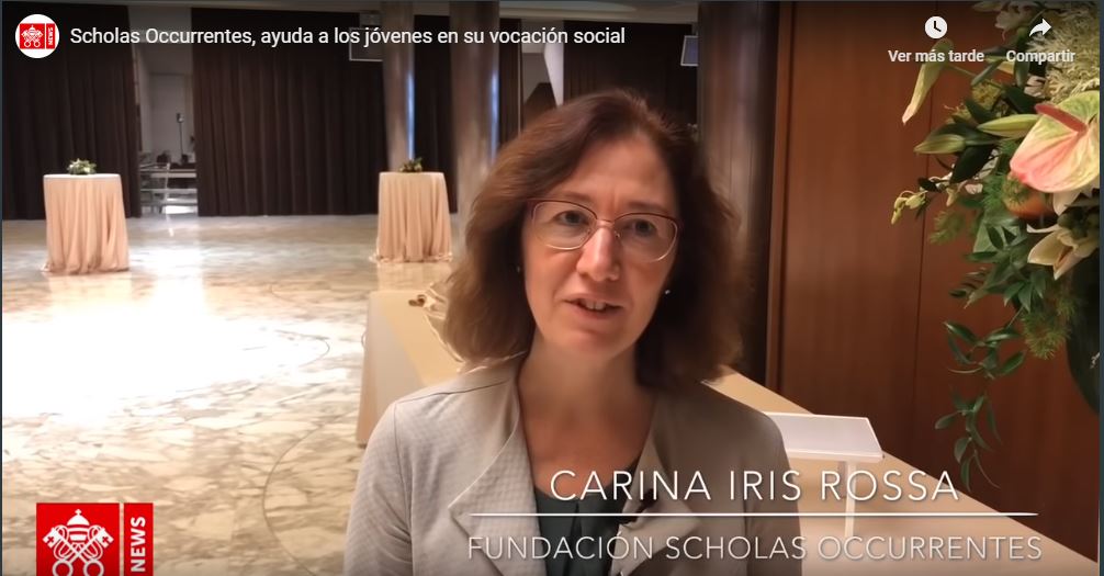 Carina Rossa: “Hay que ayudar a los jóvenes en su vocación social”