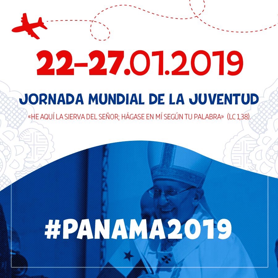 ÚLTIMO MINUTO: Esta es la fecha oficial de la JMJ Panamá 2019