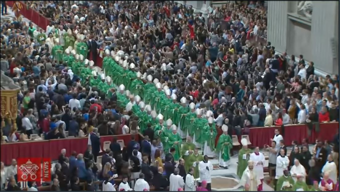 Misa del Papa en la clausura del Sínodo