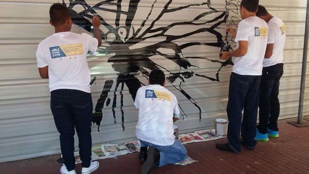 Presentan proyecto de pintura alusivo a la JMJ 2019