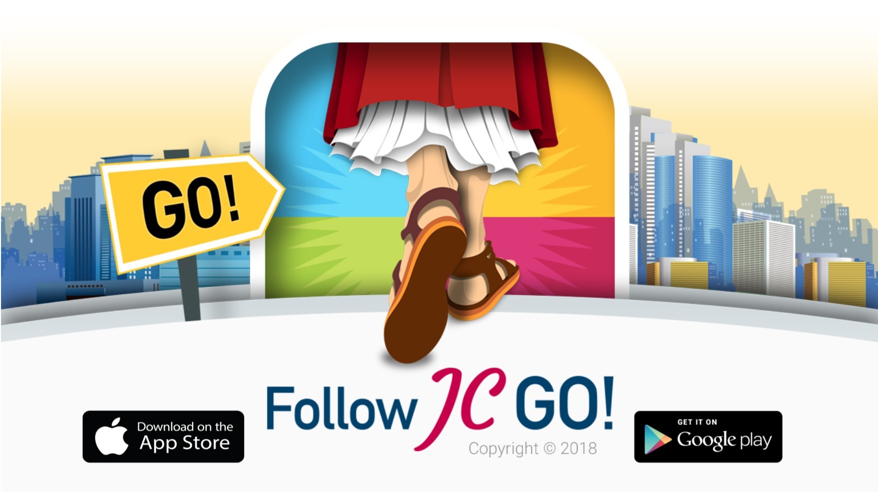 Follow JC Go!